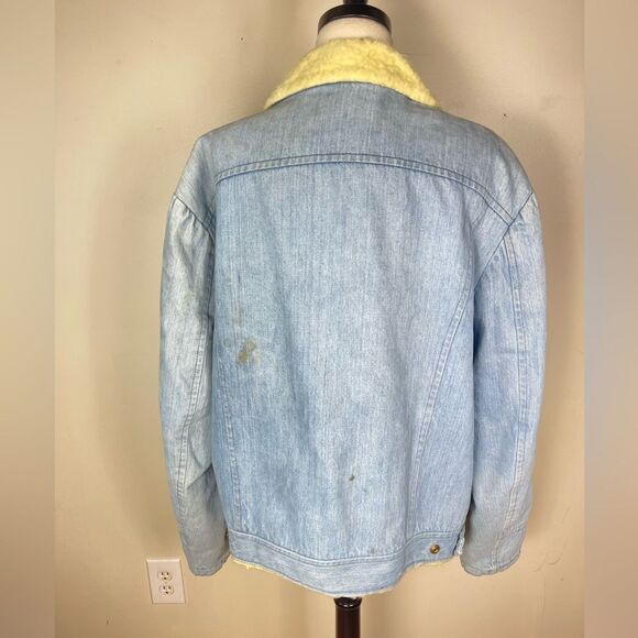 Vintage Trucker Sherpa Denim Jacket - Picture 4 of 7